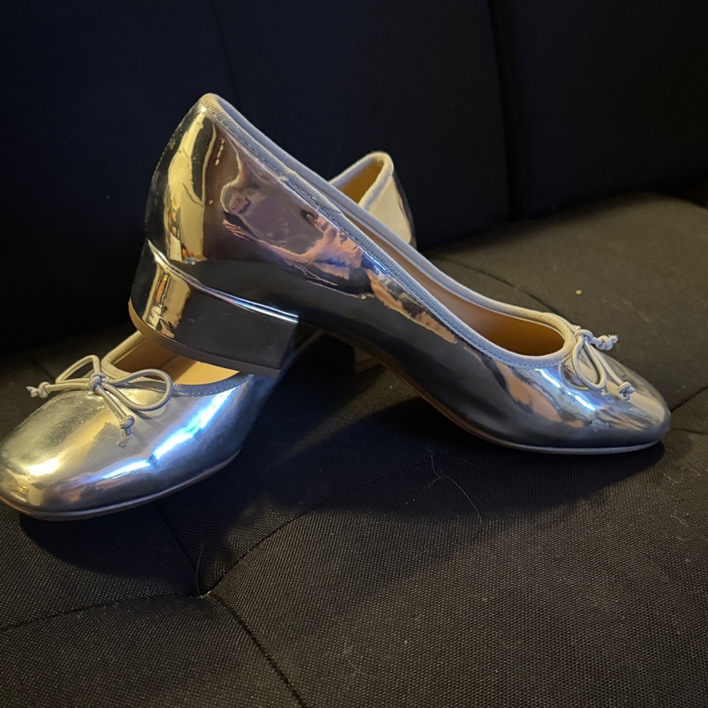 A New Day Silver Women's Ballet Flats